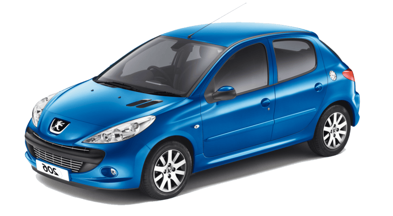image peugot bleu les cles de la bagnole